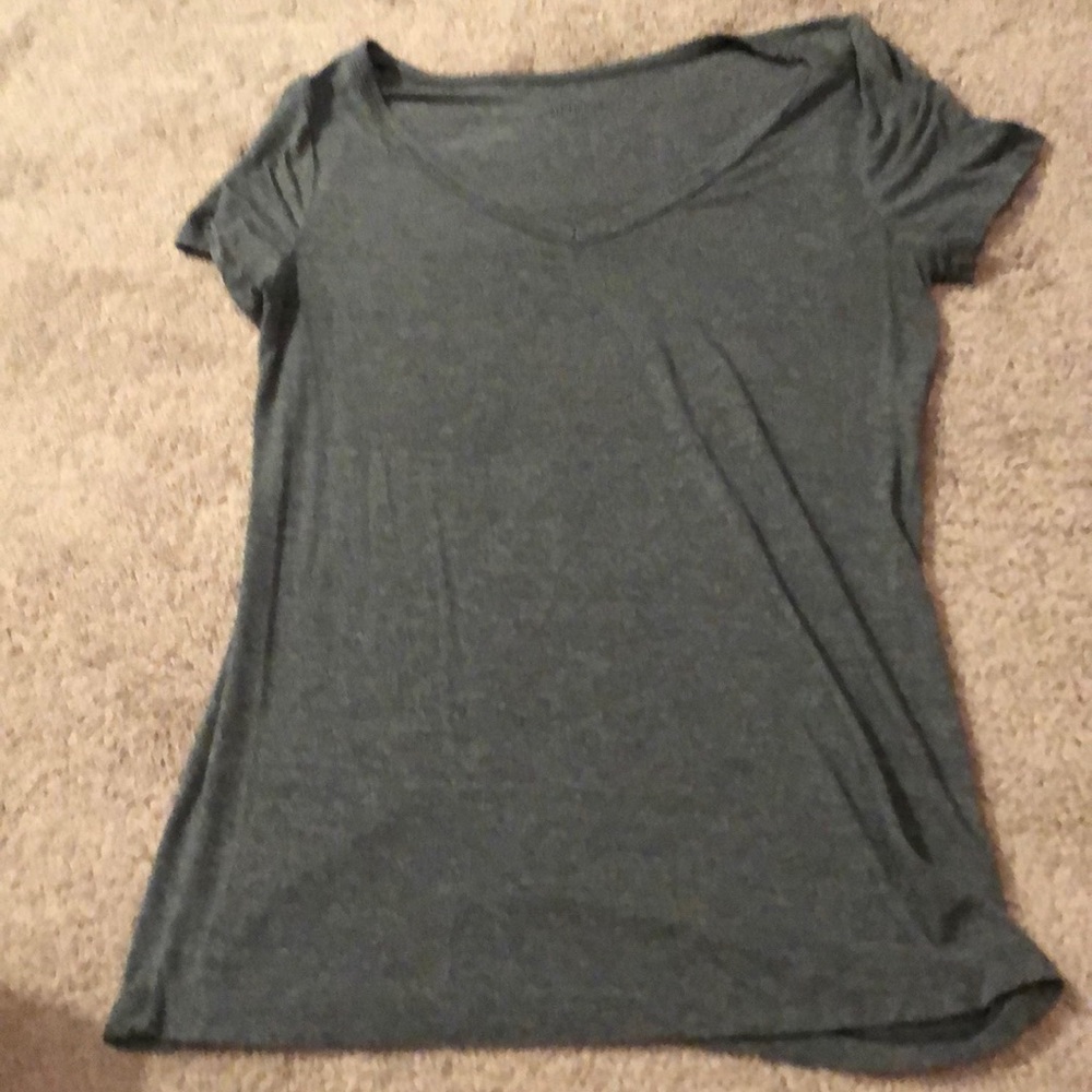 Gray v neck